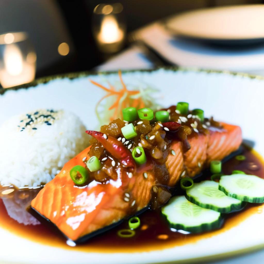 Sweet Thai Chili Marinated "Salmon" - Image 2