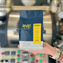RIVET - Ethiopia Natural Yirgacheffe Single Origin Coffee (12oz Whole Bean)