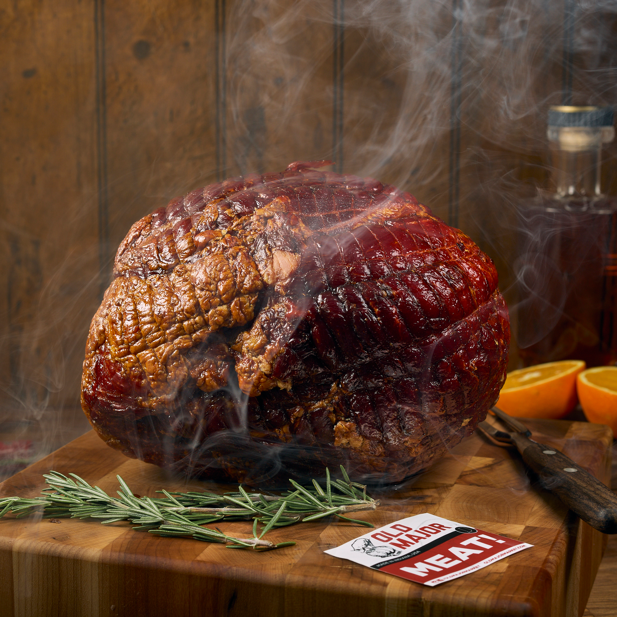 Bourbon Brown Sugar Boneless Smoked Ham - Image 3
