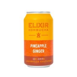 Elixir Kombucha - Pineapple Ginger (12oz)